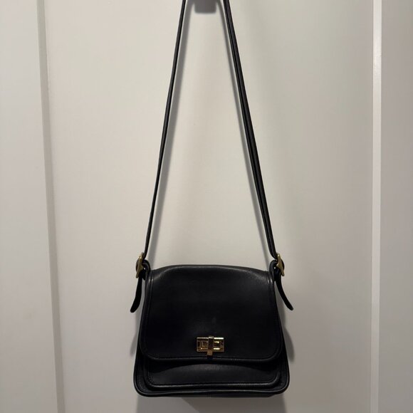 Vintage Coach Black Crossover Bag - Picture 9 of 10